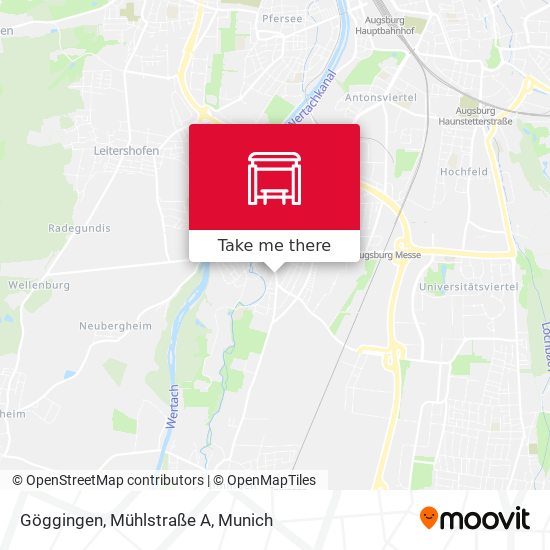 Göggingen, Mühlstraße A map