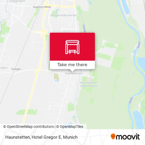 Карта Haunstetten, Hotel Gregor E