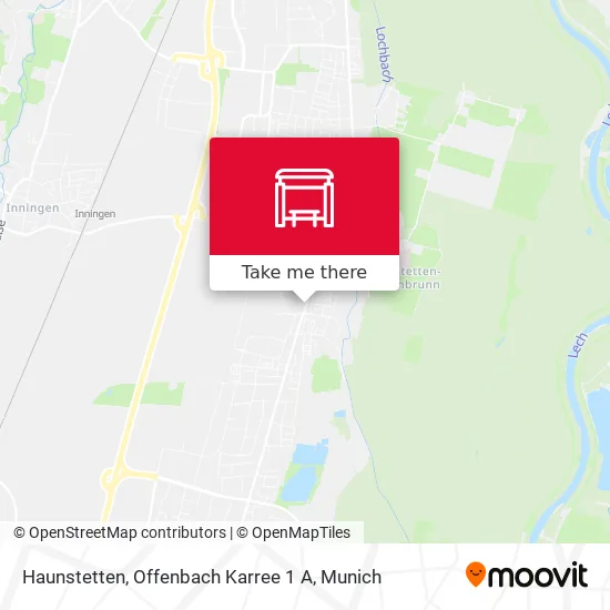 Карта Haunstetten, Offenbach Karree 1 A
