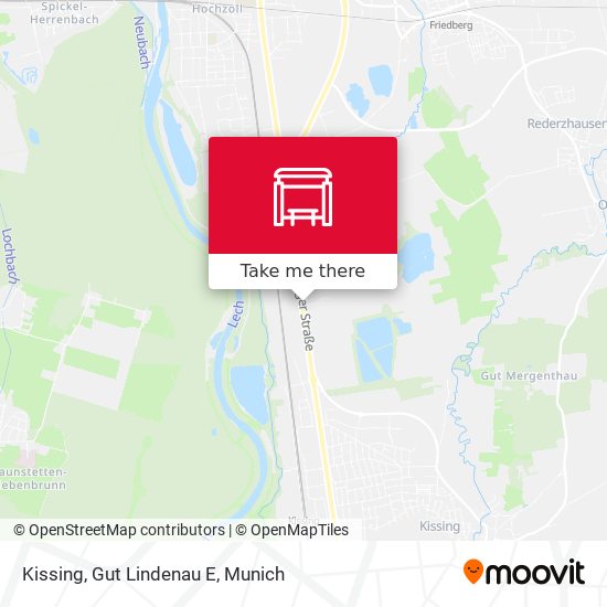 Kissing, Gut Lindenau E map