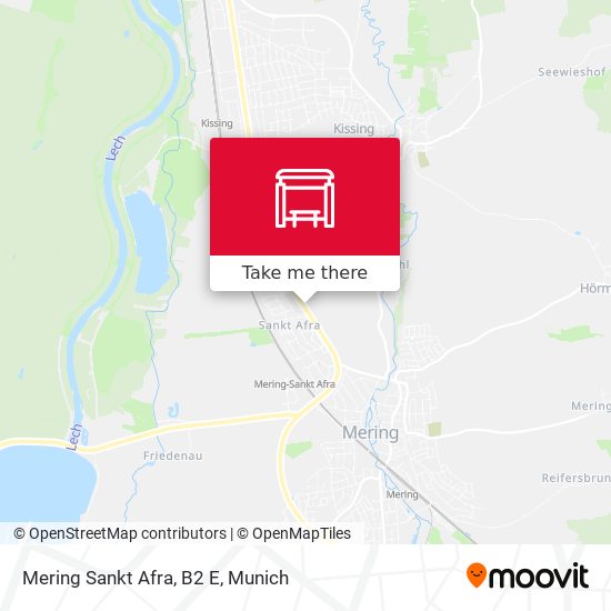 Карта Mering Sankt Afra, B2 E