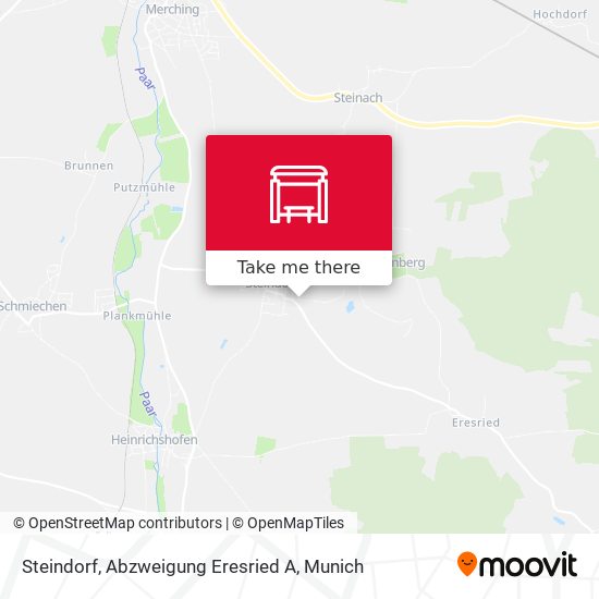 Steindorf, Abzweigung Eresried A map