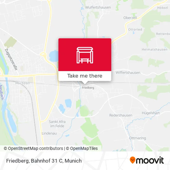 Карта Friedberg, Bahnhof 31 C