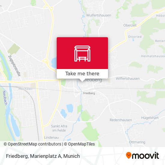 Friedberg, Marienplatz A map