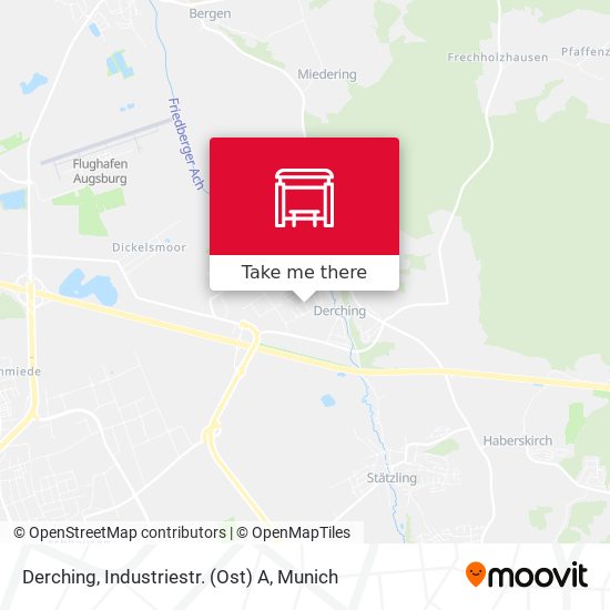 Derching, Industriestr. (Ost) A map