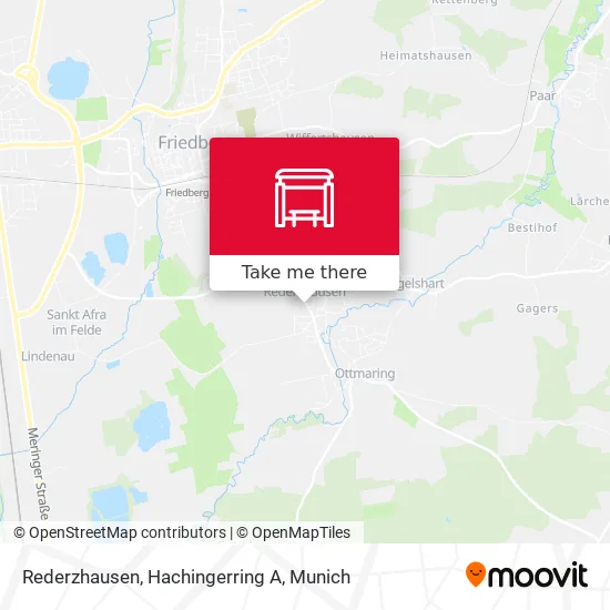 Карта Rederzhausen, Hachingerring A