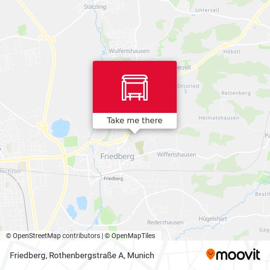 Friedberg, Rothenbergstraße A map