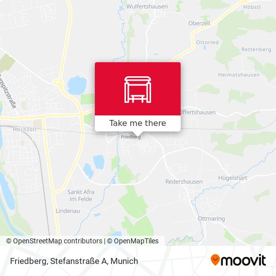 Friedberg, Stefanstraße A map