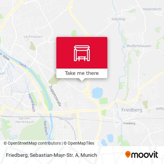 Friedberg, Sebastian-Mayr-Str. A map