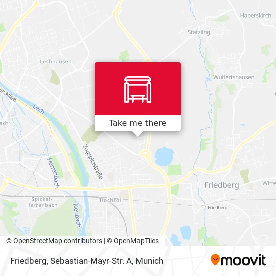 Карта Friedberg, Sebastian-Mayr-Str. A