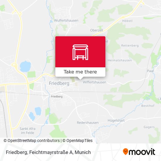 Friedberg, Feichtmayrstraße A map
