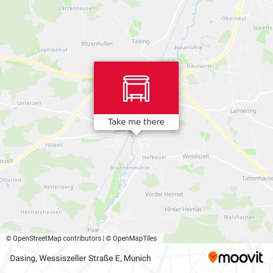 Dasing, Wessiszeller Straße E map