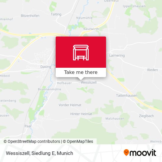 Карта Wessiszell, Siedlung E