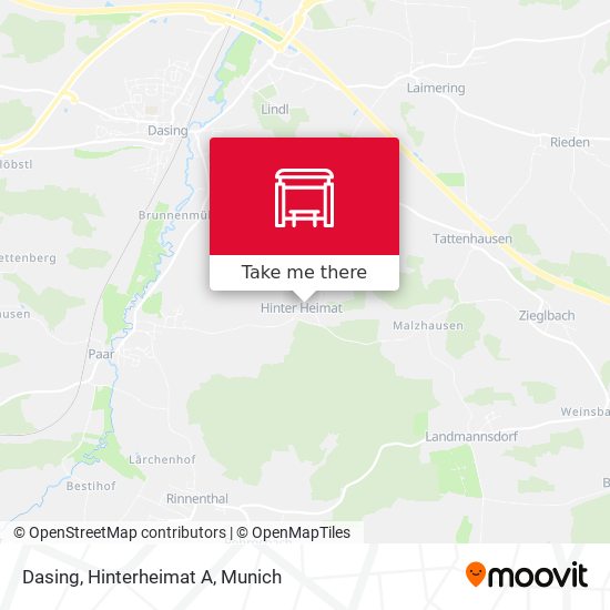 Карта Dasing, Hinterheimat A