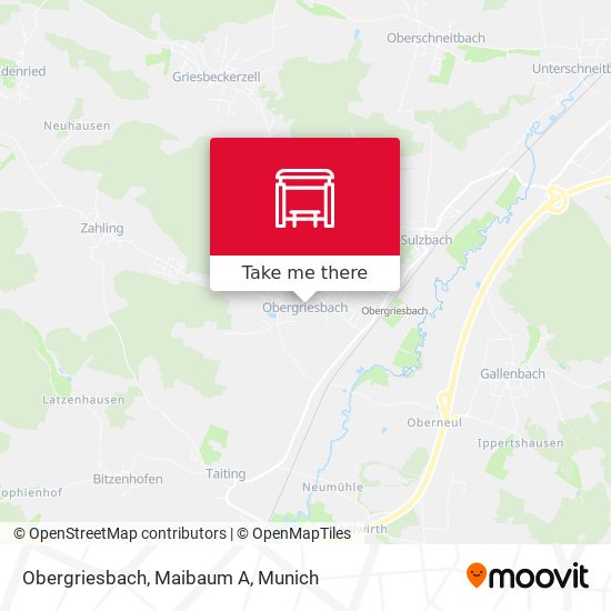 Obergriesbach, Maibaum A map