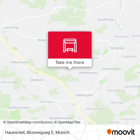 Карта Haunsried, Abzweigung E