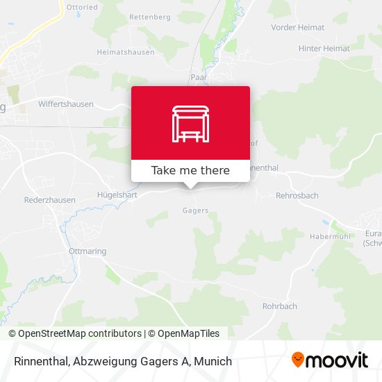 Rinnenthal, Abzweigung Gagers A map