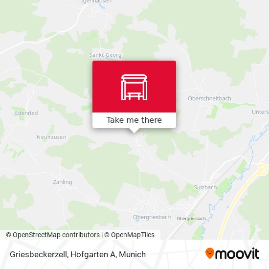 Griesbeckerzell, Hofgarten A map