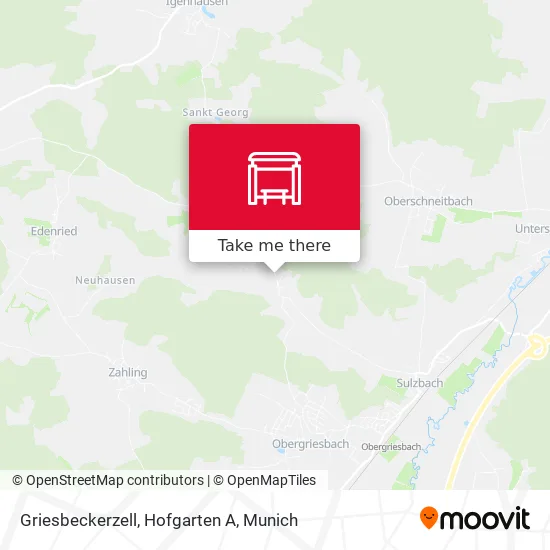 Карта Griesbeckerzell, Hofgarten A