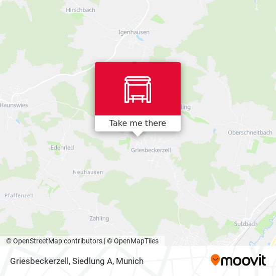Карта Griesbeckerzell, Siedlung A