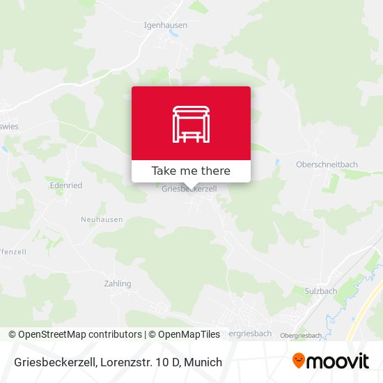 Карта Griesbeckerzell, Lorenzstr. 10 D