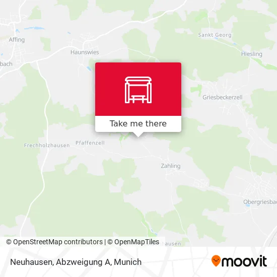 Карта Neuhausen, Abzweigung A