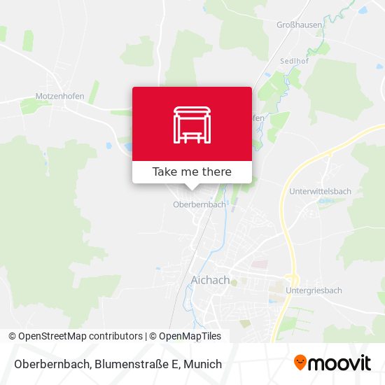 Карта Oberbernbach, Blumenstraße E