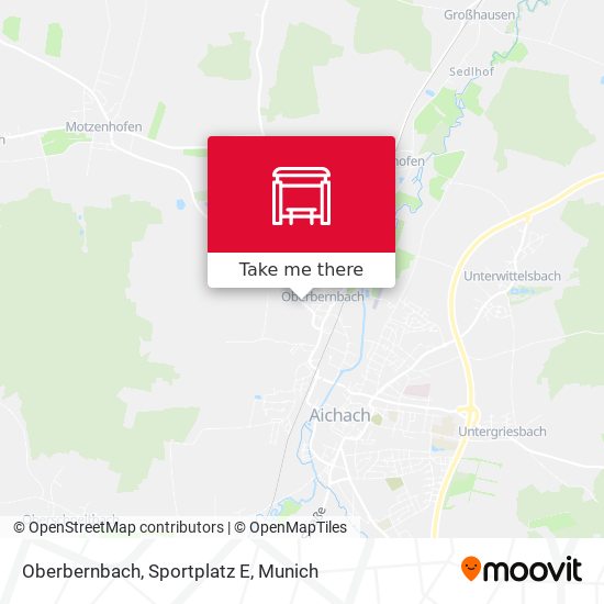 Карта Oberbernbach, Sportplatz E