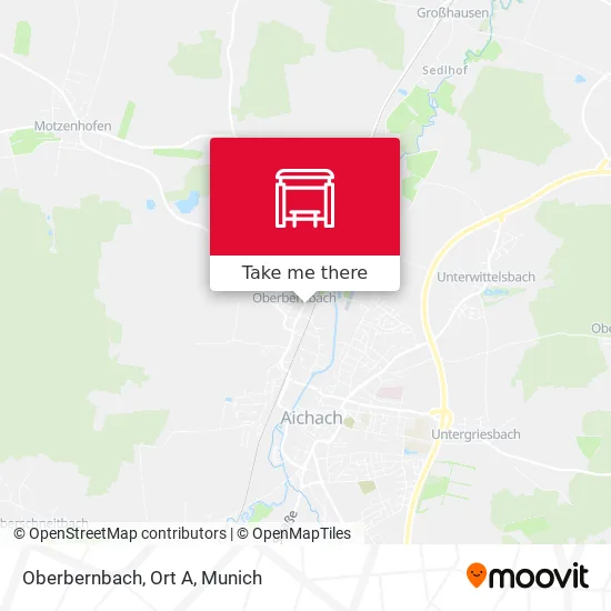 Карта Oberbernbach, Ort A