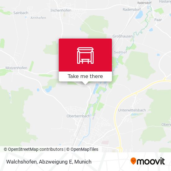 Walchshofen, Abzweigung E map