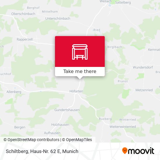 Schiltberg, Haus-Nr. 62 E map