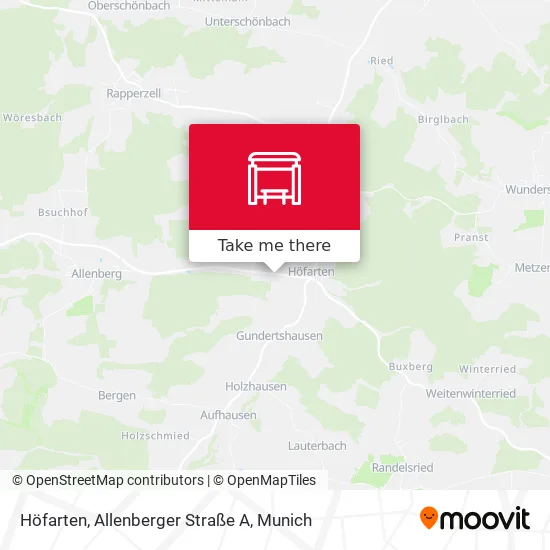 Карта Höfarten, Allenberger Straße A