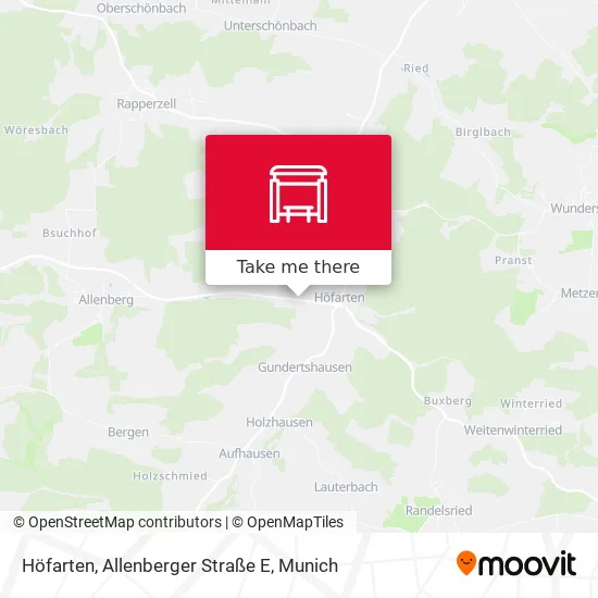 Карта Höfarten, Allenberger Straße E