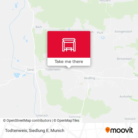 Карта Todtenweis, Siedlung E