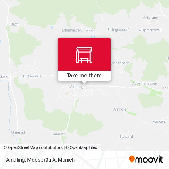 Aindling, Moosbräu A map