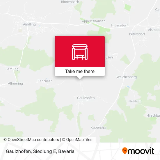 Карта Gaulzhofen, Siedlung E