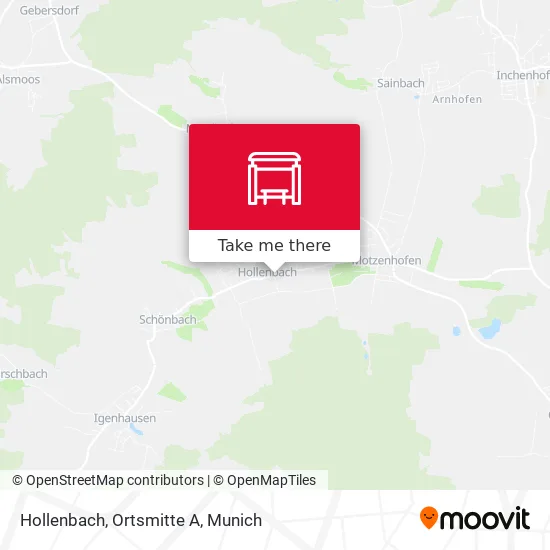 Карта Hollenbach, Ortsmitte A
