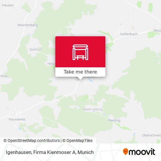 Igenhausen, Firma Kienmoser A map