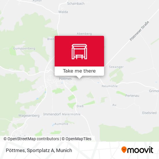 Pöttmes, Sportplatz A map