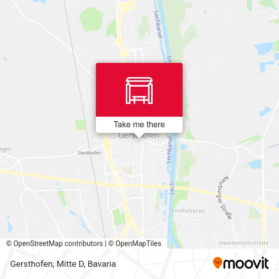 Карта Gersthofen, Mitte D