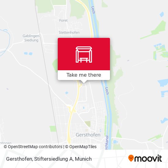 Gersthofen, Stiftersiedlung A map