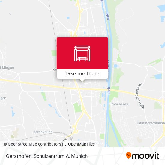 Gersthofen, Schulzentrum A map