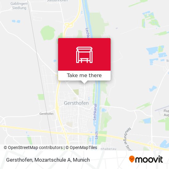 Gersthofen, Mozartschule A map