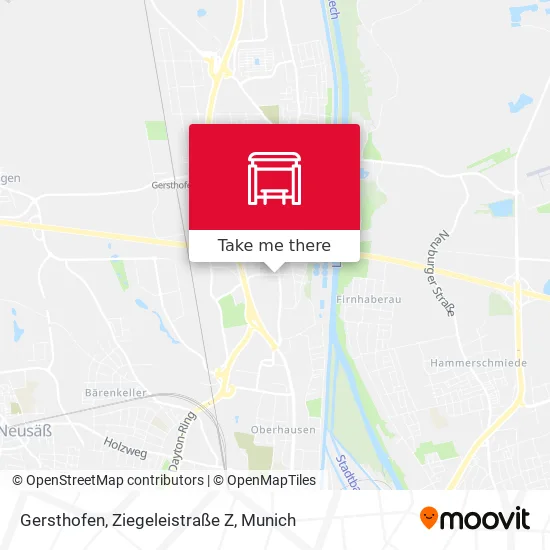 Карта Gersthofen, Ziegeleistraße Z