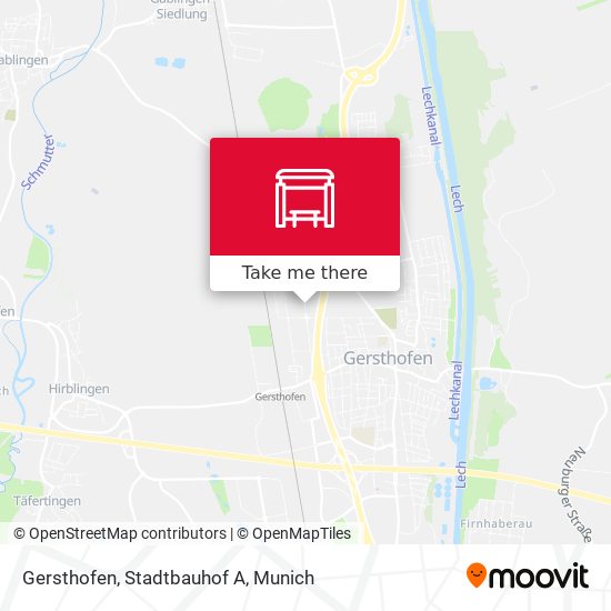 Gersthofen, Stadtbauhof A map
