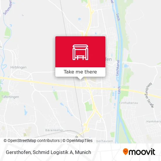 Карта Gersthofen, Schmid Logistik A