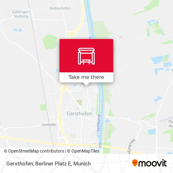 Карта Gersthofen, Berliner Platz E
