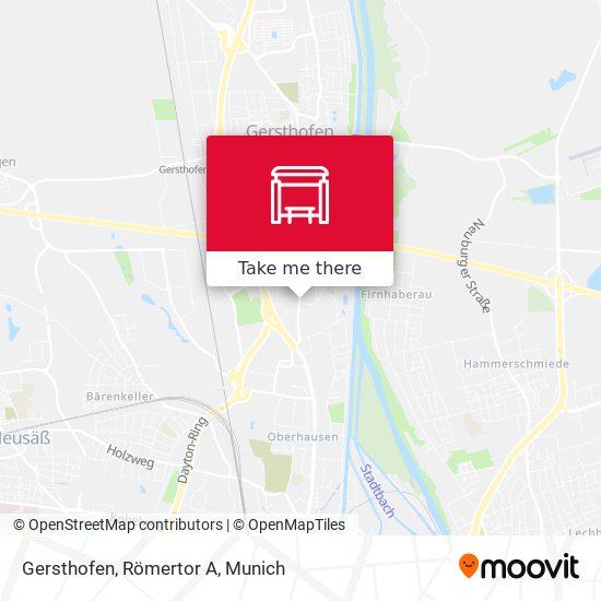 Gersthofen, Römertor A map
