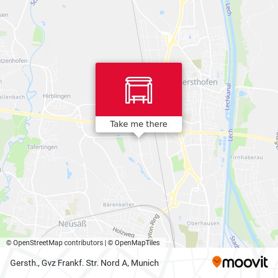 Gersth., Gvz Frankf. Str. Nord A map