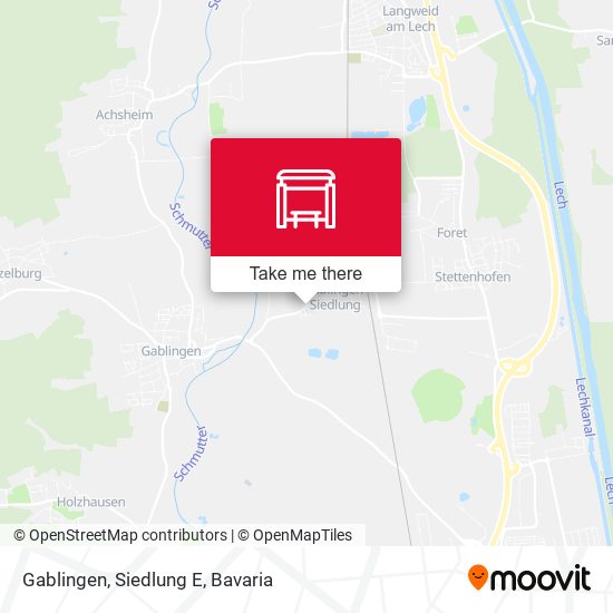 Карта Gablingen, Siedlung E